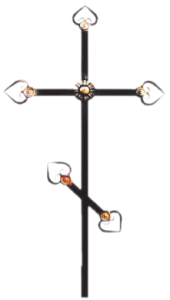 Металлический крест К6